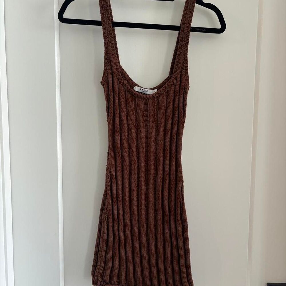 Na-kd Women's Brown Dress